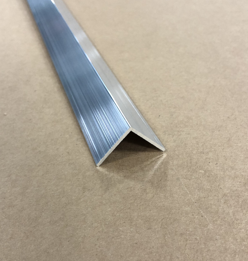 1″ x 1″ Aluminum Angle 48 in Long, Mill Finish 1/16th thick