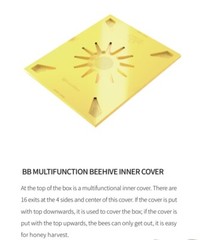 BeeHive Plastic Langstroth Size – 3 layers INSULATED Plastic Beehive- 3 LAYERS