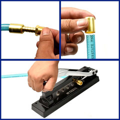 H8-KIT Heavy-Duty Bench Crimper (H8) with Ferrules (50Pk) 0.625″ ID X 1″ & 0.656