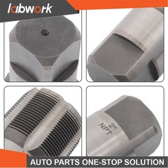 Labwork 2″ NPT Pipe Tap Carbon Steel Hand Threading Tool for Plumbing