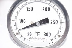 NEW ASHCROFT 7TA-12425-016, 3” BI-METAL THERMOMETER, Type EI,Stem 4IN OAL