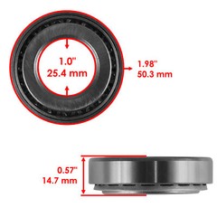 L44643 / L44610 L44643/610 L44643-90049 Tapered Roller Bearings 25.4×50.3×14.7