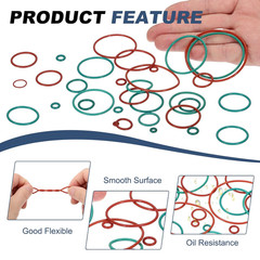 50Pcs AS568 AS-026 Silicone O-Ring, 70A Durometer, 1-1/4″ ID, 1-3/8″ OD, 1/16″ W