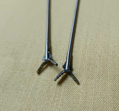 2pc Hysteroscopy Urology Flexible Grasper 5FR 60cm Reusable Surgical Instruments
