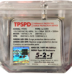5-2-1 TPSPD Thermally Protected Surge Protector 100,000 Amps 120/240 4th Ed New