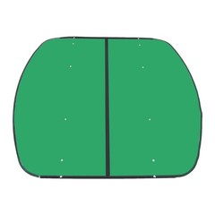 52″ X 52″ For Rops Canopy Tractor and Mowers Umbrella 2″ x 2″ or 2″ x 3″ Green