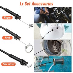1080P HD Handheld Endoscope Camera 4.3″ Screen with 8 LED Lights for Plumbing