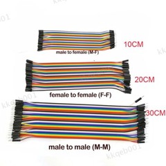 10/20/30cm Male to Male Female to Female 40Pin Jumper Wire Jumper Cable