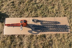 Columbus McKinnon CM Lever Chain Hoist 1-1/2 Ton x 20′ Lift. Great Shape