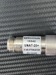 MINI-CIRCUITS 15542 UNAT-20+ 20dB ATTENUATOR 50OHM DC-6GHz VU151900822
