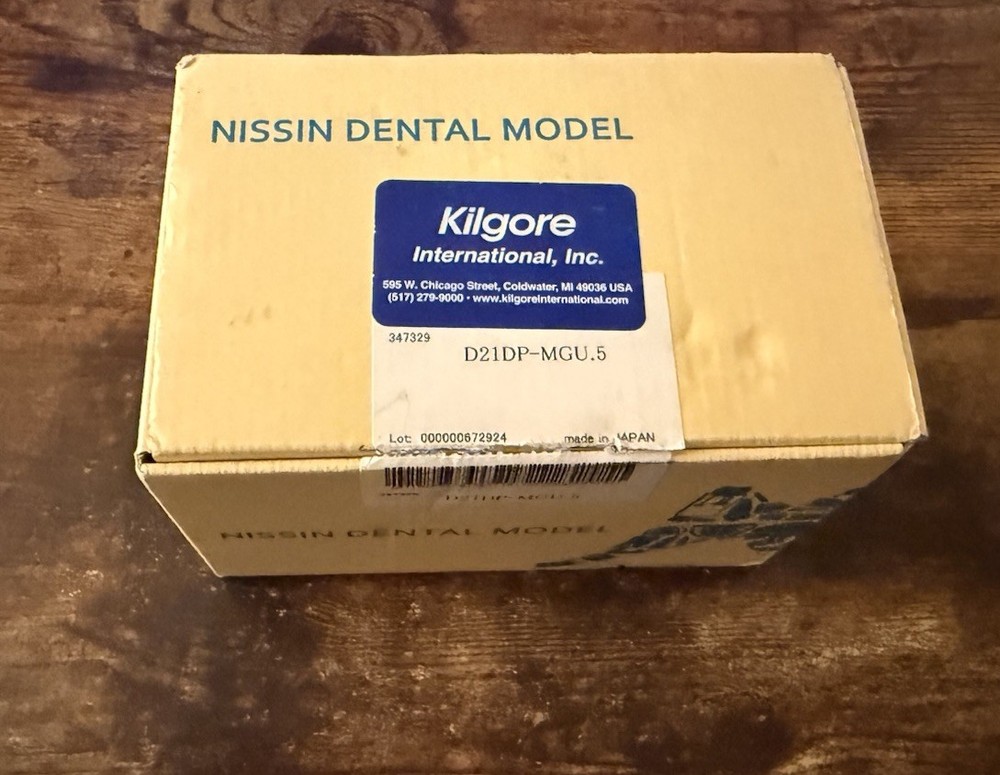 Nissin Kilgore Typodont Orthodontic Model D21DP-MGU.5 Dentist Teaching FAST SHIP