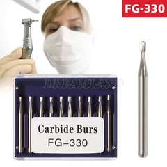 Dental Carbide Burs FG330 Pear 10/pk