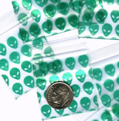DIME BAGS 1000pcs 1.5″ x 1.5″ WE CHOOSE RANDOM MIX! (10 packs x 100)
