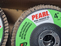 10-PK Pearl Abrasive MAX4040Z 4″ x 5/8″ Zirconia Premium Z40 Flap Disc MAXIDISC