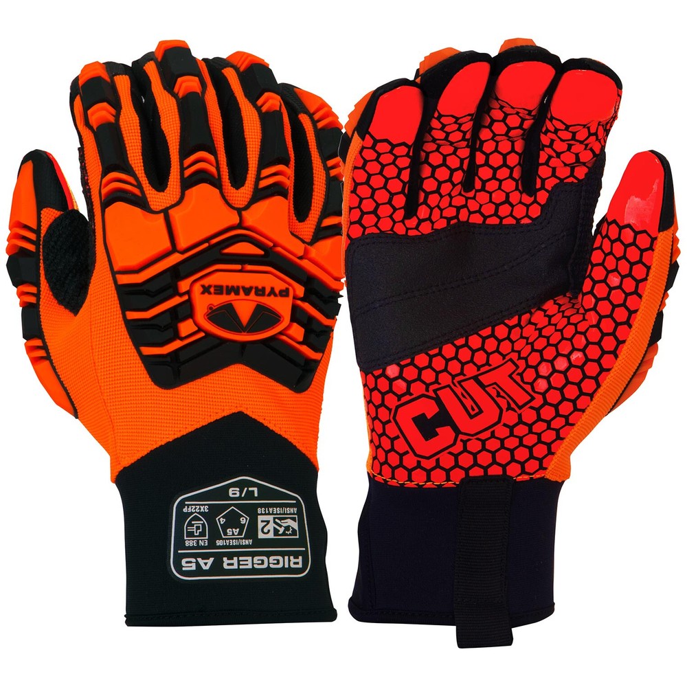 Pyramex GL807CHT – Synthetic Leather Silicone Palm A5 Cut Level 2 Impact