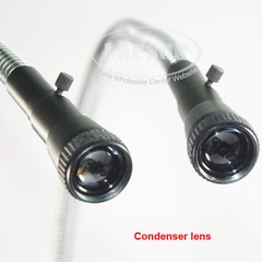 20W 30 50W Dual Gooseneck Cold Fiber Optic Light LED Microscope Illuminator Lamp