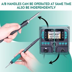 YIHUA 992D-II Hot Air Rework Station for Microscope Soldering Electronic Repair
