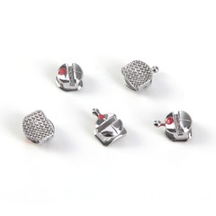AZDENT Dental Orthodontic Q-type Bracket Spherical Braces ROTH/MBT 0.022 HK 345