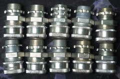 Lot of 10 Crouse-Hinds Cord Grip Cable Gland, 1/2″ NPT Male, *Gland ID Varies*