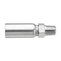 12pcs 1/4″ NPTF Hydraulic Hose End Fittings： 1/4″ I.D. Hose x 1/4″ NPTF Male