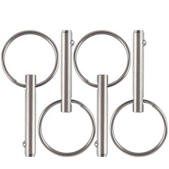4 Pack Small Quick Release Pin, Diameter 3/16″, Usable Length 0.95″, Full 316 St