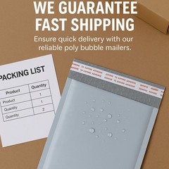 10.5×15 Poly Bubble Mailers Padded Envelopes Shipping Mailing Bags Self-Seal #5