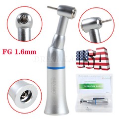 Dental Slow Low Speed Contra Angle Handpiece Fit FG 1.6mm Burs Push Button HH