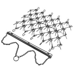 4FT X 4FT Heavy Duty Drag Harrow For ATV UTVs Leveling Grading Powder Coated