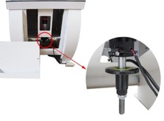 110V Dust-free Pneumatic Woodworking Hinge Drilling Machine 45-9.5 0.6-0.8MPA