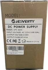 Jesverty DC Power Supply Variable, 0-30V 0-5A Assorted Sizes , Colors