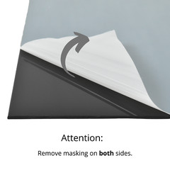 BuyPlastic Black Polycarbonate Plastic Sheet 3/16″ x 12″ x 24″ , Lexan panel