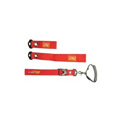 EZ WRAP ‘N GO EZWRAPNGOSYSVP Hook-and-Loop Cinch Strap,16 in,Red 48GR79