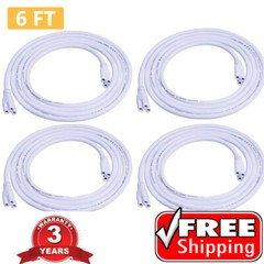 T5 T8 Double End Cable Wire Extension Cord For Integrated LED Bulbs 6 feet