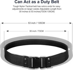 10in1 Tactical Duty Belt Set – Molle Modular System for Police Security Hunting