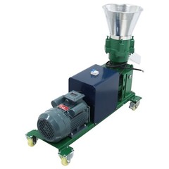 Powered Chicken/Duck Feed Pellet Mill Machine with4mm Plate 4Rollers 220V 4.5KW