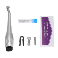 Dental Manual Implant Torque Wrench Handpiece with 16 Screws Drivers 2.35mm