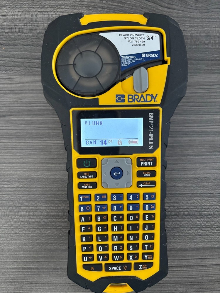 Brady BMP21-PLUS Handheld Label Printer BMP21, Industrial Label Maker – 173400