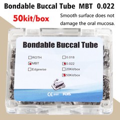 Dental Bondable Non-Convertible Single MBT 022 Buccal Tube FDA CE