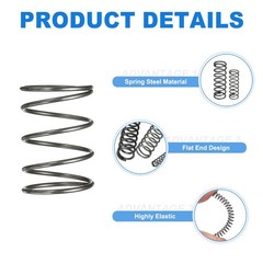 5Pcs Compression Spring 25mm OD 1.6mm Wire Size 35mm Free Length Silver Tone