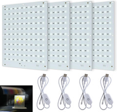 4PCS CMYK Lithophane LED Backlight Board Kit Compatible with Bambu Lab A1/A1 Min