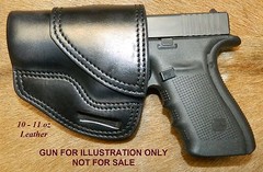 Gary C’s Avenger Left Hand OWB HOLSTER fits Glock 21 or Glock 20 Leather