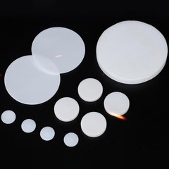 10Pcs 5-100 mm PTFE Solid Round Seal Gaskets Disc Thick 0.5/1/1.5/2/3/4/5/6/8 mm