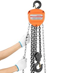 Uimoso Manual Chain Hoist 2 Tons/4400 lbs 10 ft Lift w/Durable G80 Chain
