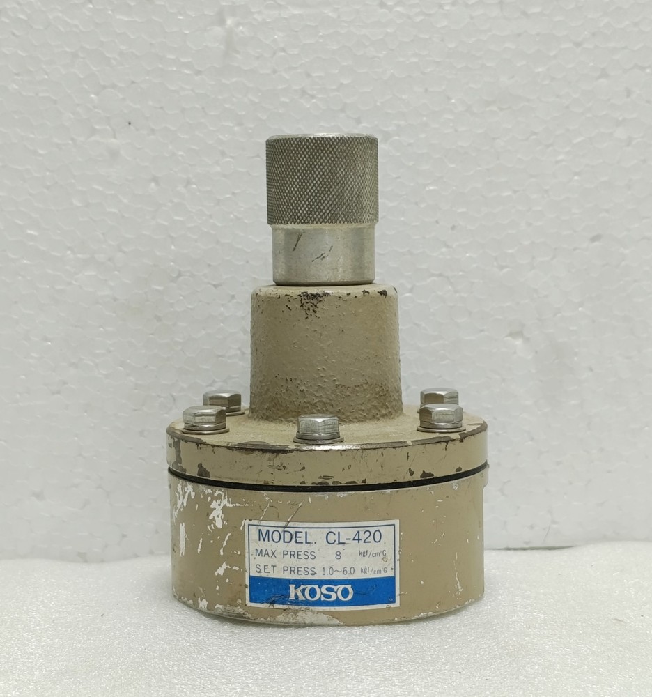 KOSO CL-420 Pilot Lock Valve Pneumatic Air Relay 1.0-6.0 kgf/cm²G – Used