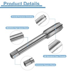 Hand Bottom Tap 1/2-12 UNS 2B Bottoming Style Screw Tapping Threading Tool