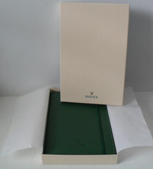 ROLEX Padfolio Portfolio – ROLEX Crown Logo Paper – Leather -Brand New Authentic