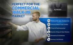 MRCOOL 12K BTU Walk-In Cooler Refrigeration System with WiFi & R32 All-in-One