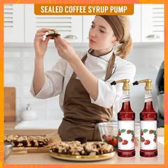 30 Pack Coffee Syrup Pump Tip Covers – Black Rubber Pourer 30 Packs,