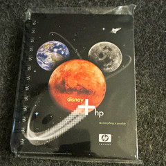 HP Disney+ Spiral Notebook Journal Illustrated Space Planets Cover