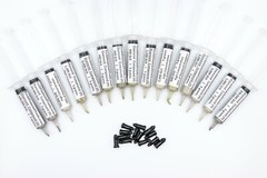 Diamond Paste Kit of 15 Syringes 200,000 to 400 Grit High (50%) Concentration